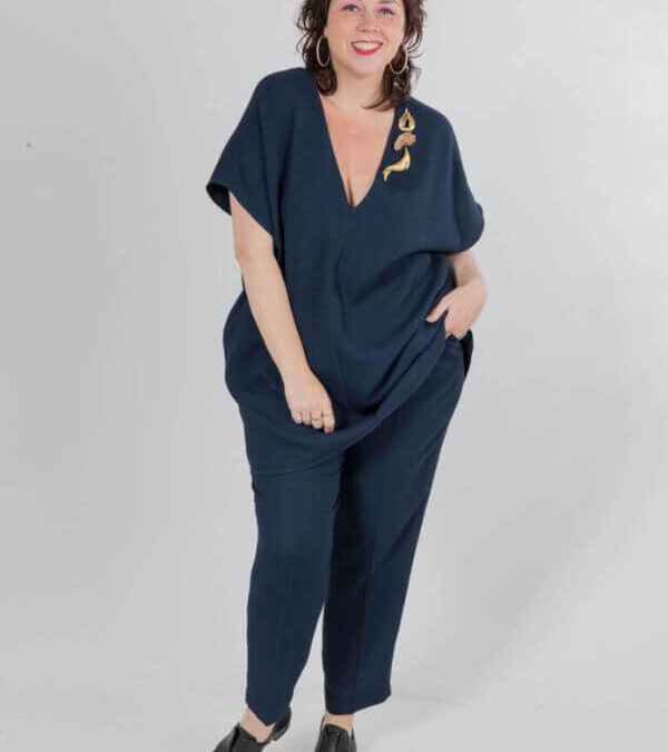 TUNIQUE LILIE – Marine