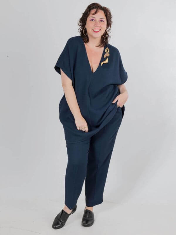 TUNIQUE LILIE – Marine